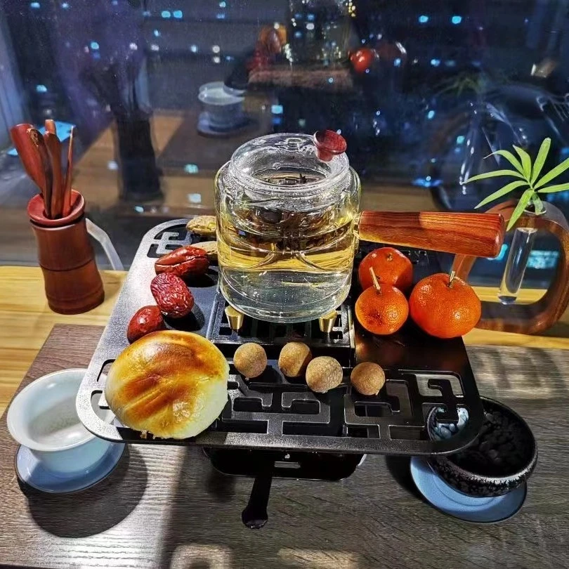 //我家炉子专用//围炉煮茶延展台11×11茶炉专用围板木炭炉烤板