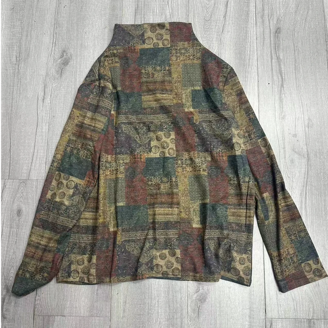 HY    方块圆圈印花T恤