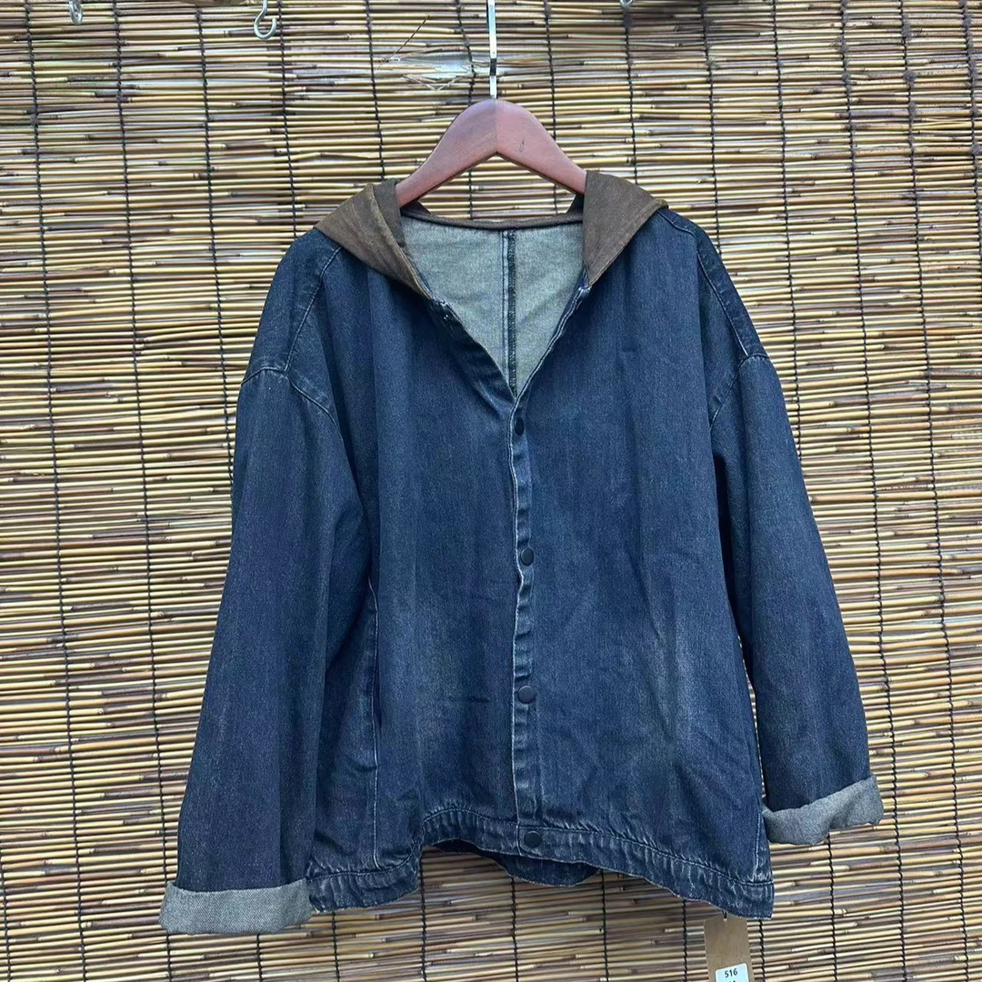 HY    516连帽牛仔外套