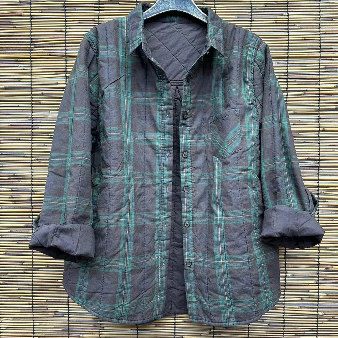 HY    夹棉格子衬衫