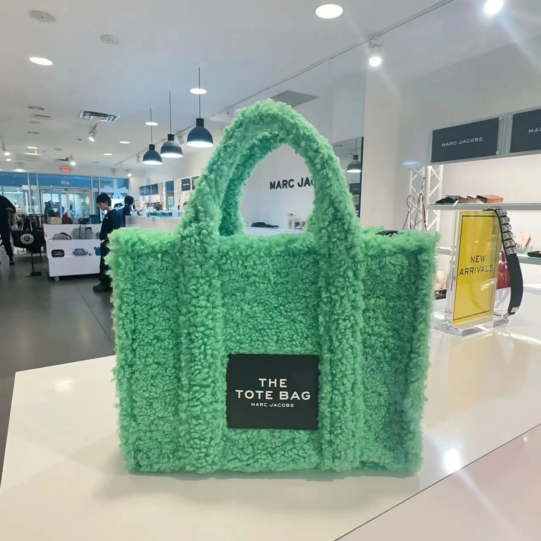 全新未使用 Marc Jacobs/莫杰 zg毛绒绒时尚手提包秋冬大号