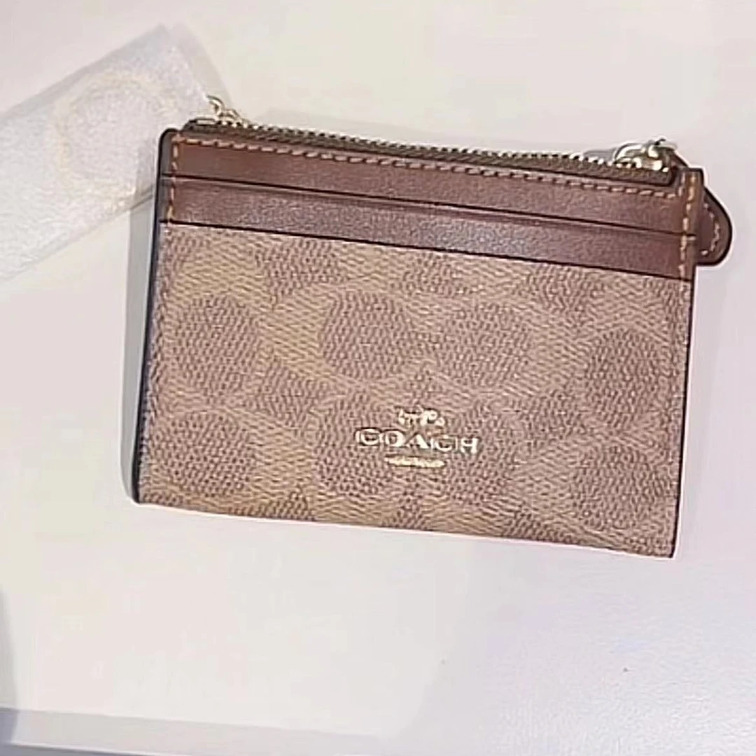 全新未使用 COACH/蔻驰 简约小卡包 时尚零钱包