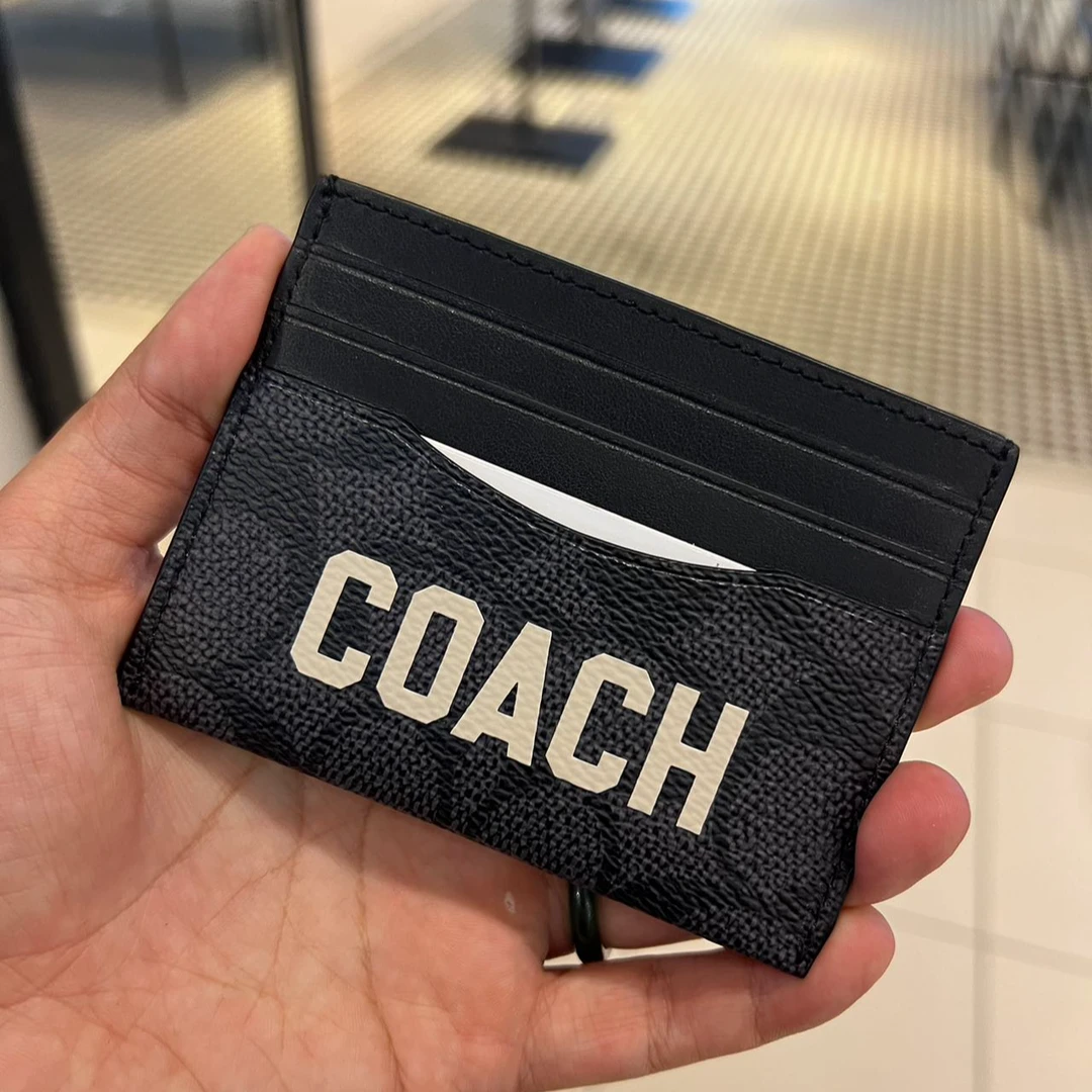 全新未使用 COACH/蔻驰 男士专柜款简约小卡包