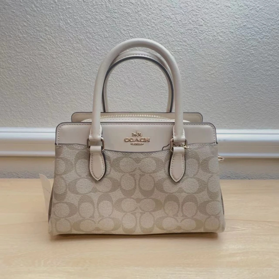 全新未使用 COACH/蔻驰 p妈 新款小号印花戴妃包