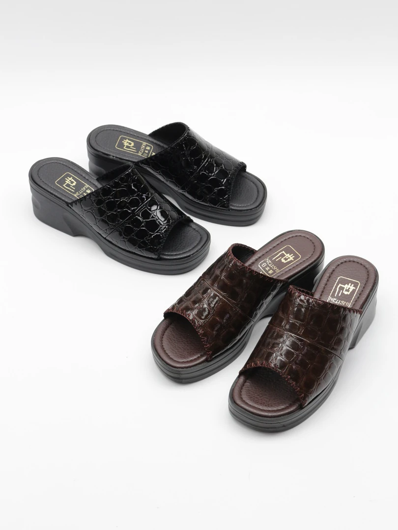 日本百搭舒适厚底1912凉拖