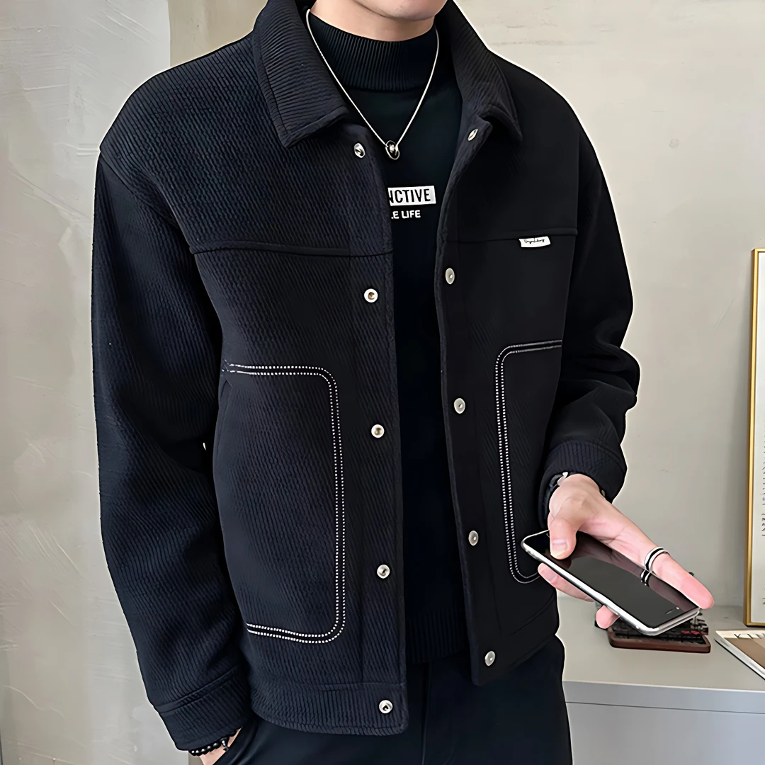羽绒服男士加厚毛呢大衣冬季高贵上档次男装冬款外套夹克羽绒服男