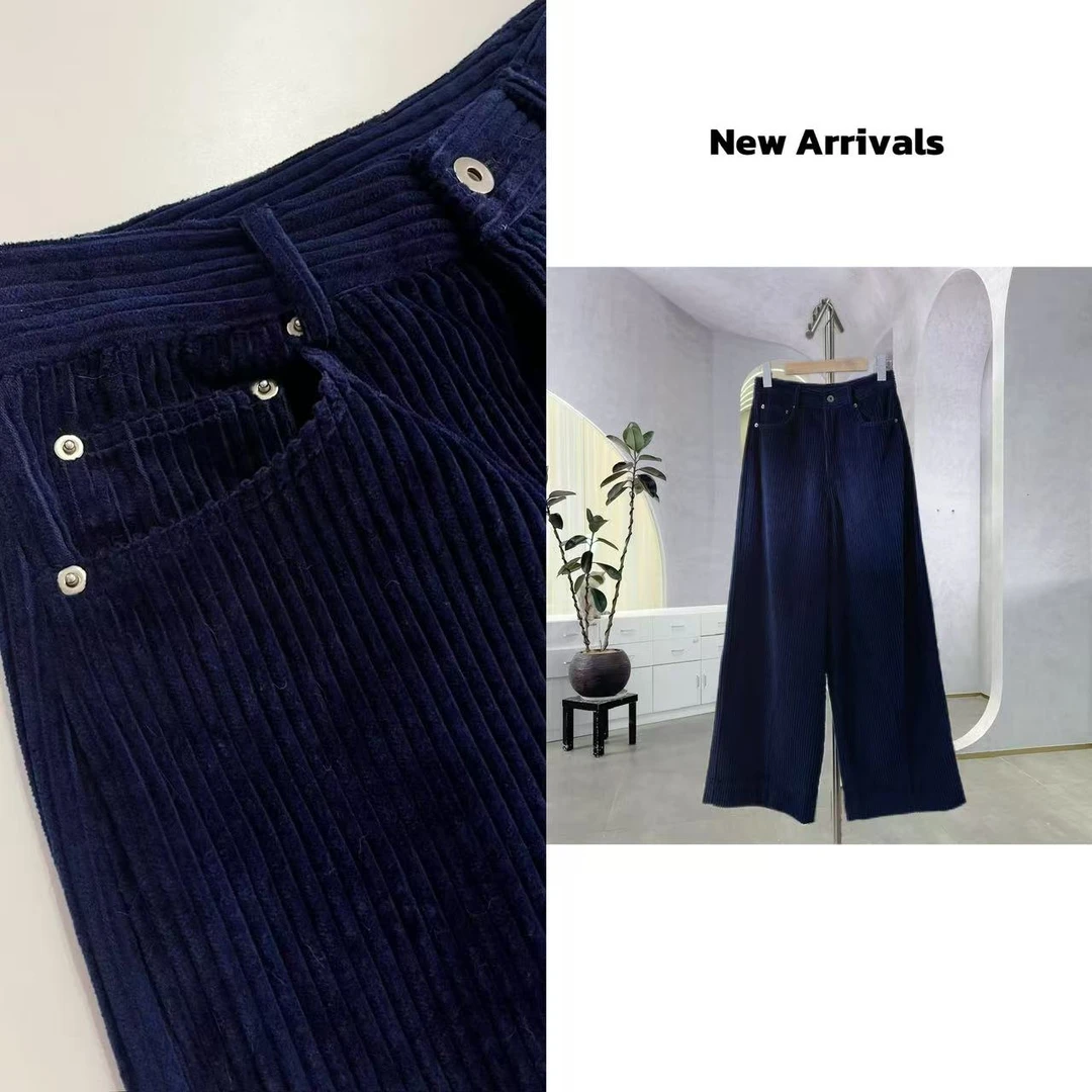 【24新款】冬季多巴胺色灯芯绒休闲直筒裤  G1183