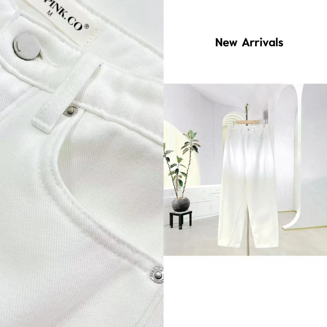 【常规款】冬季直筒抗皱阔腿休闲牛仔裤 G1175