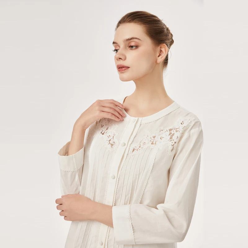 CA BRIDA【玫香】法式轻奢睡衣 四季款长袖家居服M316