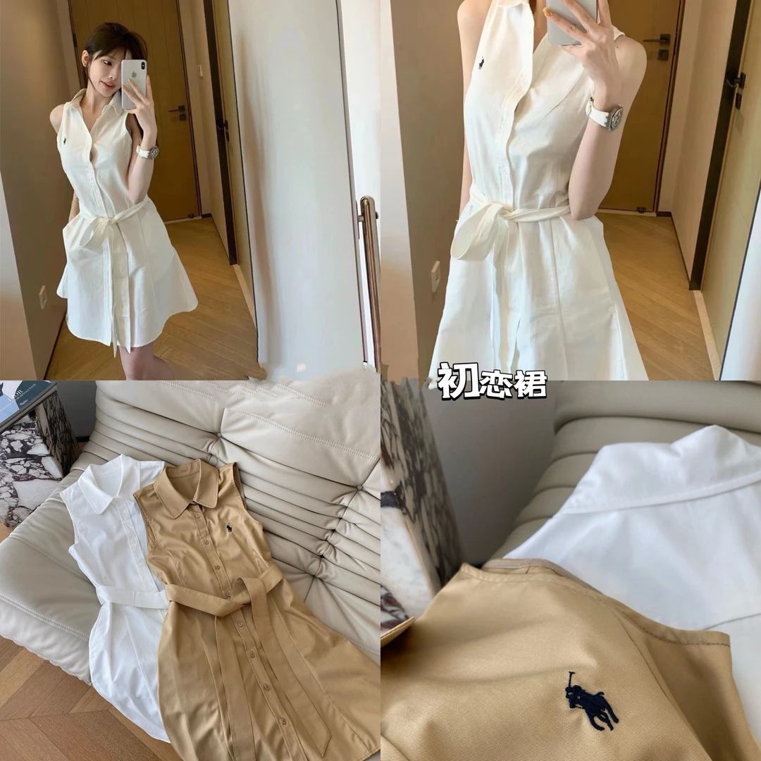 【娇娇私服订制】夏季新款时尚无袖收腰初恋连衣裙52501#