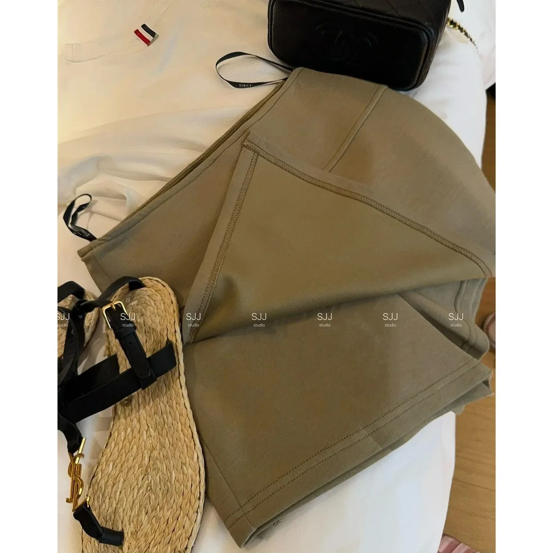 【娇娇私服定制】夏季新款高腰休闲时尚短裤裙04236#