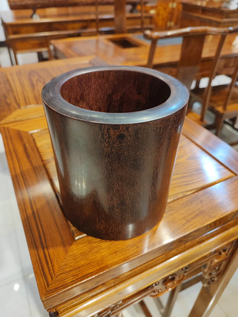 紫檀笔筒改价链接 一物一拍