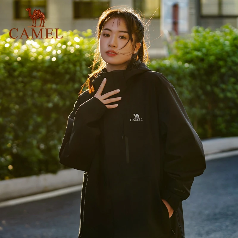 【鹅绒升级】骆驼羽绒服三合一鹅绒内胆保暖两件套冲锋衣7D12267534