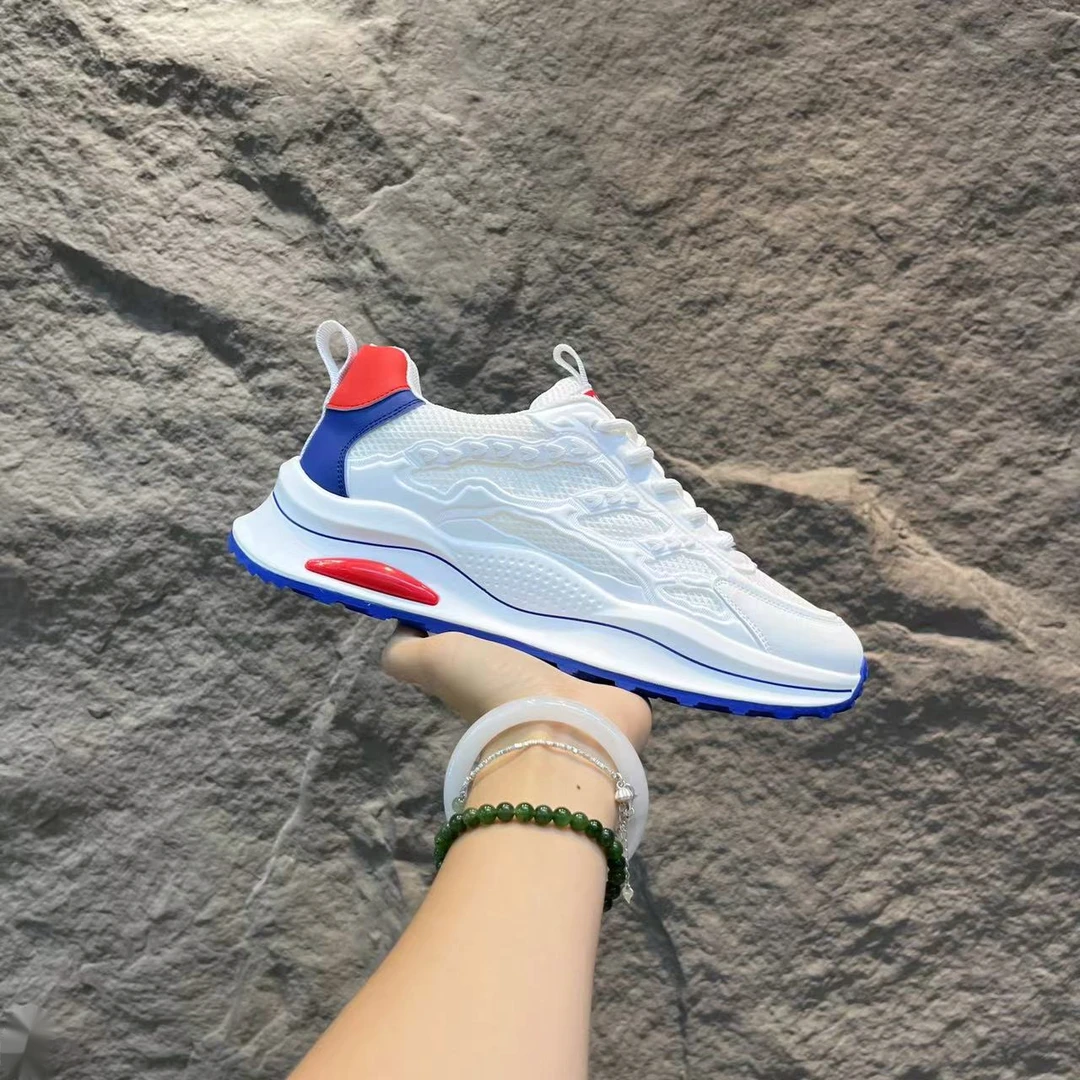 2024夏季新款男士时尚网面透气百搭潮流百搭舒适轻便运动休闲鞋