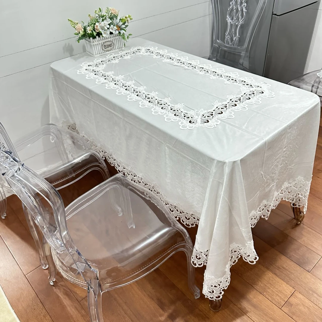 （新疆包邮）乃菲丝专属布艺桌布现代简约轻奢风餐桌布长方形茶几布