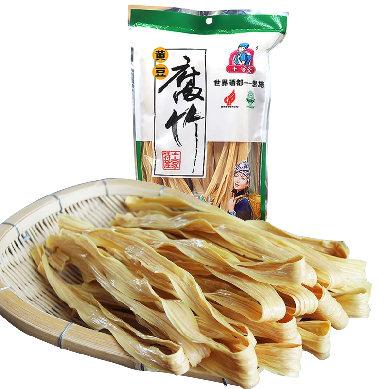 【幺妹木木】富硒黄豆腐竹麻辣烫火锅凉拌菜食材豆制品袋装110g*2