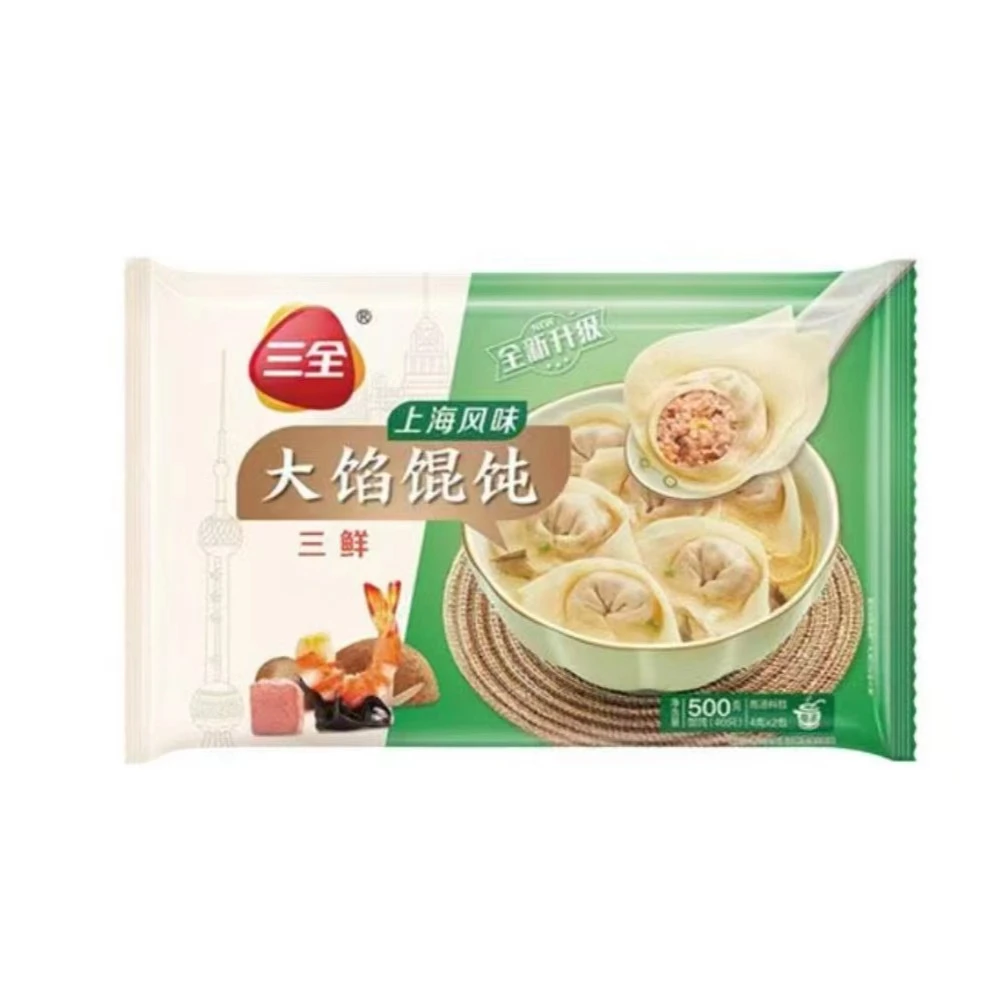 三全 上海风味三鲜大馅馄饨500g
