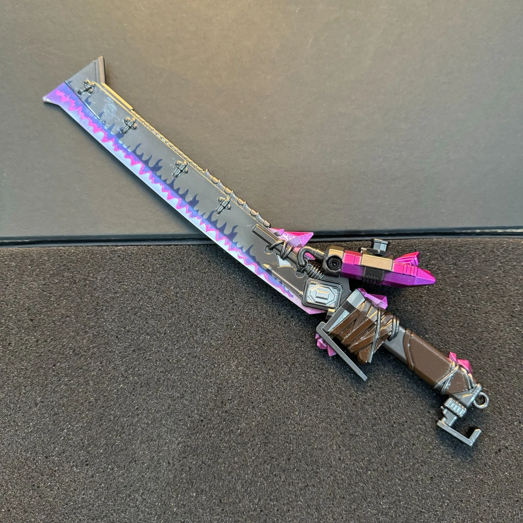 和平精英游戏周边 火焰刀金属武器模型玩具实物模型合金武器周边