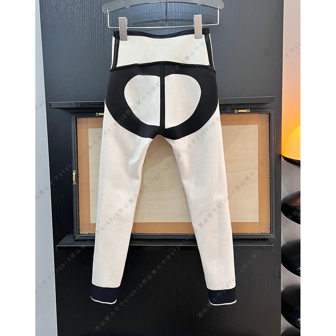 【QYM】加绒无痕芭比裤小个子定制九分紧身鲨鱼裤打底裤提臀高腰