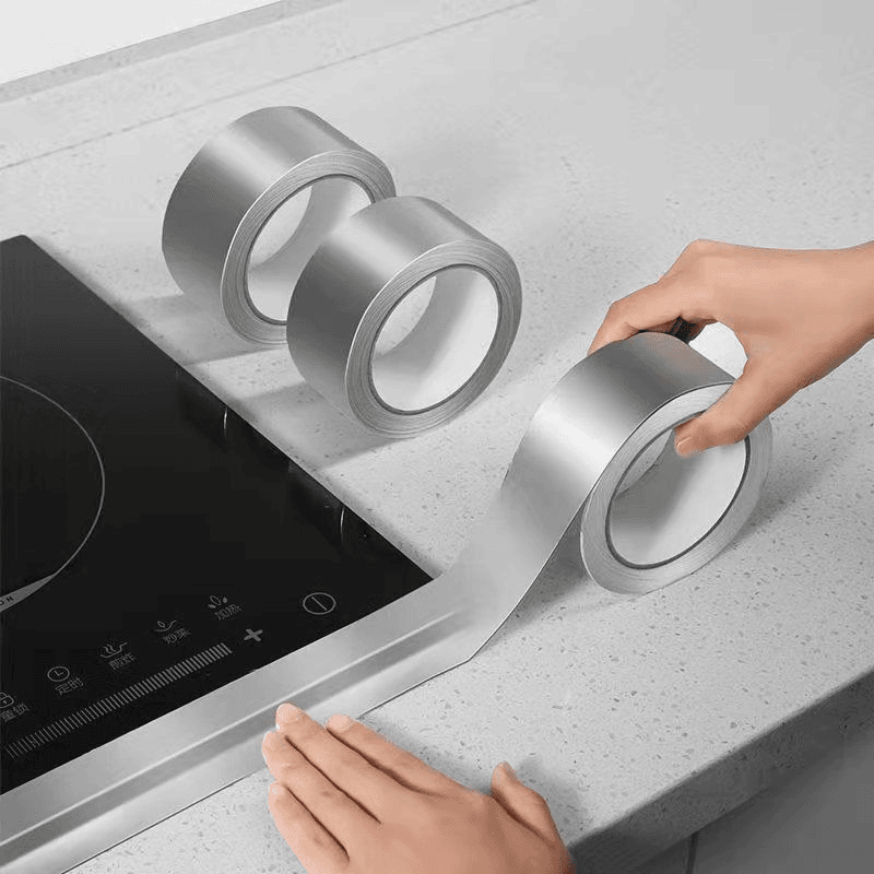 【2.3元2卷】炒菜卫生间防水碗槽锡纸胶带家用粘胶5米3cm宽