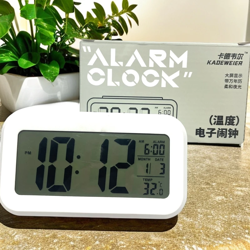 卡德韦尔/电子钟学生用闹钟创意简约【电池款】