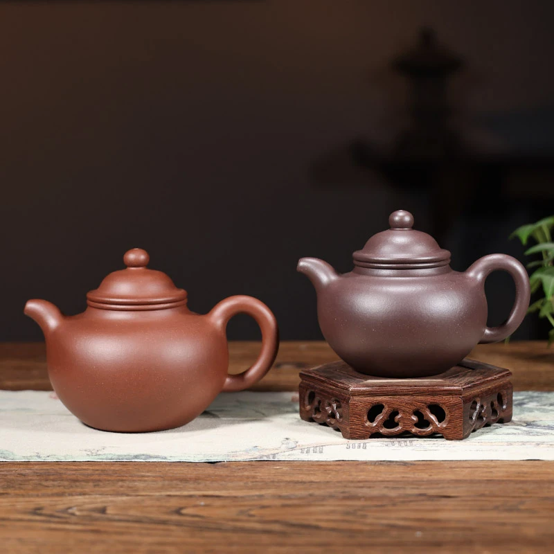 《原矿底槽青》《刹凸工艺全手工老艺人》慕古大亨掇球紫砂壶