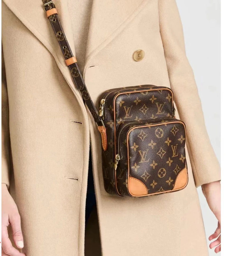 95新 LouisVuitton/路易威登 竖版双层相机包/3999