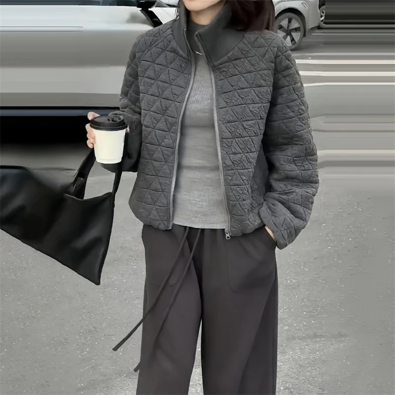 2025休闲春季百搭宽松显瘦流行上衣设计感气质百搭时尚保暖外套女