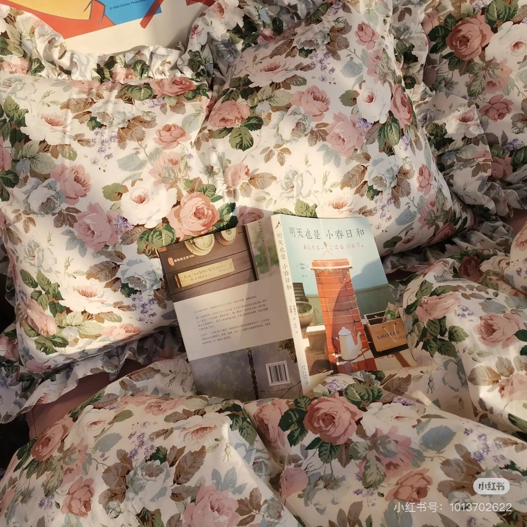 【新疆包邮】高高高端新款经典法式复古浪漫风带花边套件 优雅恋人