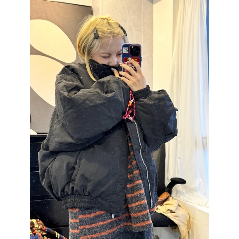 【你猜我猜】棉服宽松立领休闲保暖百搭