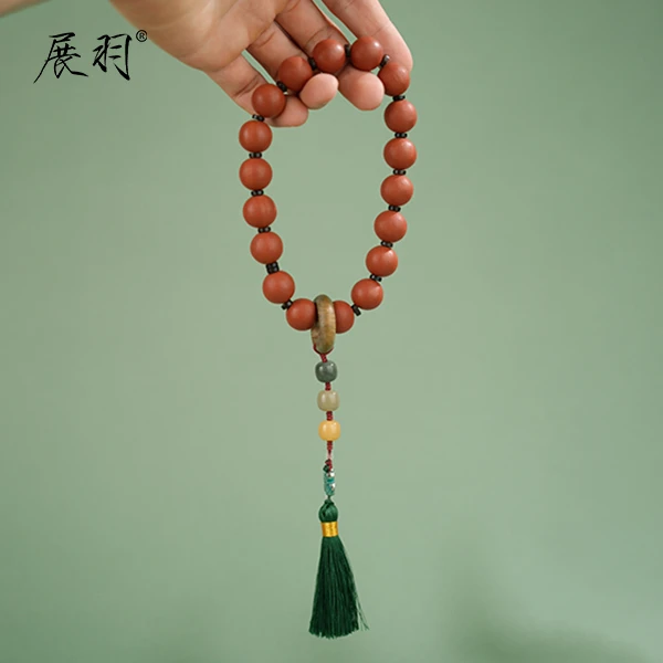 怀·古蕴天宝 赤焰龙涎香珠（红-十八籽）