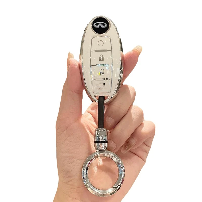 59英菲尼迪q50l钥匙套二代qx50改装qx60汽车q70l用品车标配件壳