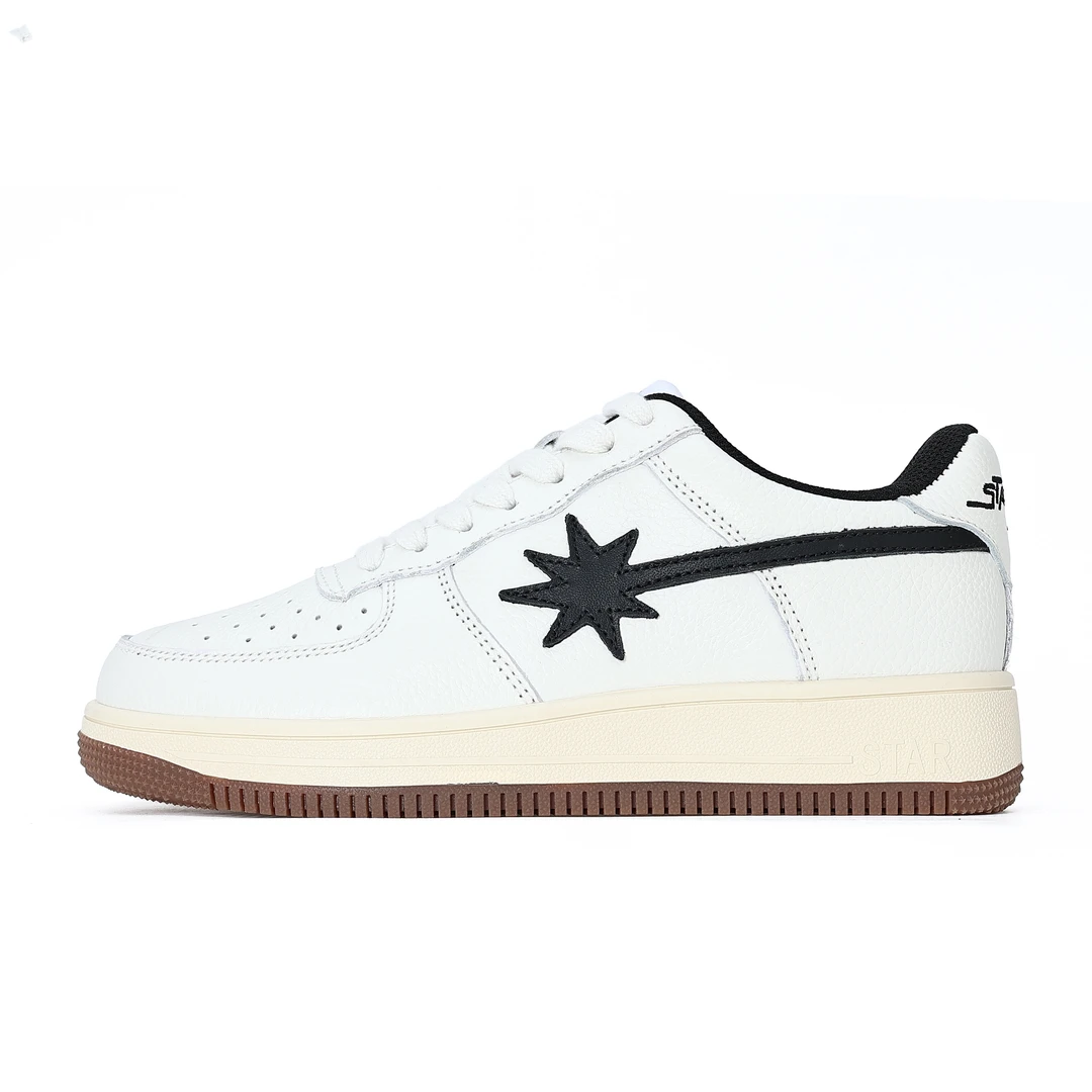 Star Walk Answer白棕色空军潮牌运动鞋男女同款板鞋ins低帮百搭