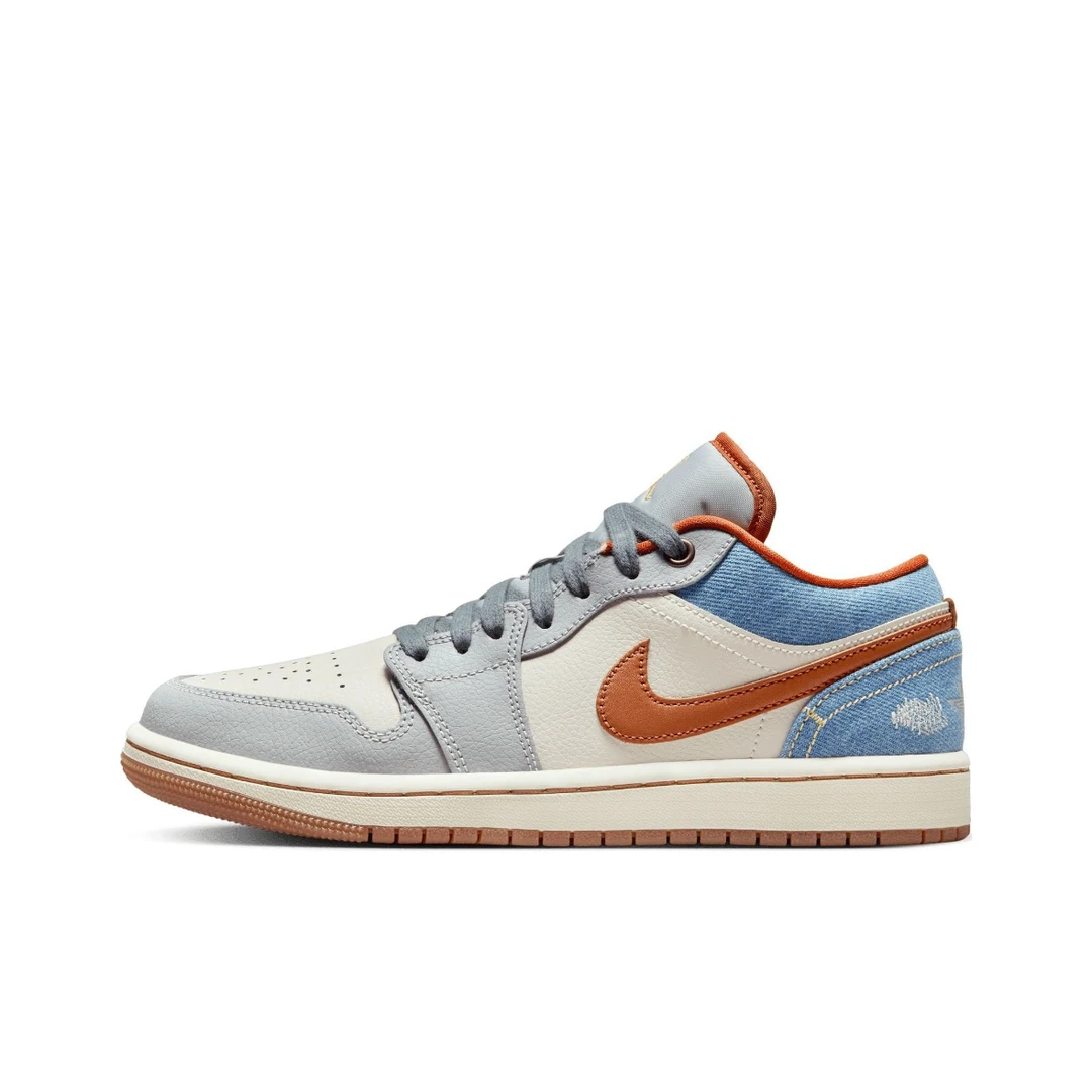 Air Jordan 1 AJ1蓝白色 舒适百搭 板鞋 牛仔  FZ5045-091