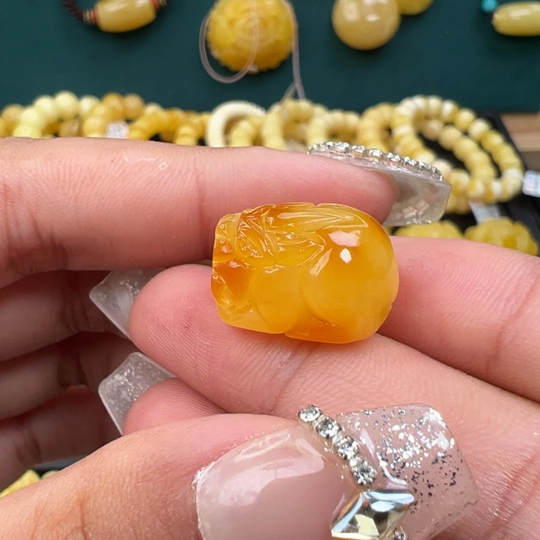 琥珀手链未镶嵌蜜蜡