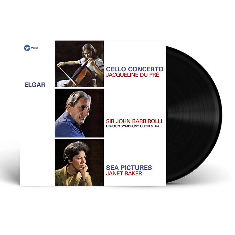 【中图音像】埃尔加:大提琴协奏曲  杜普蕾 黑胶唱片  95871888