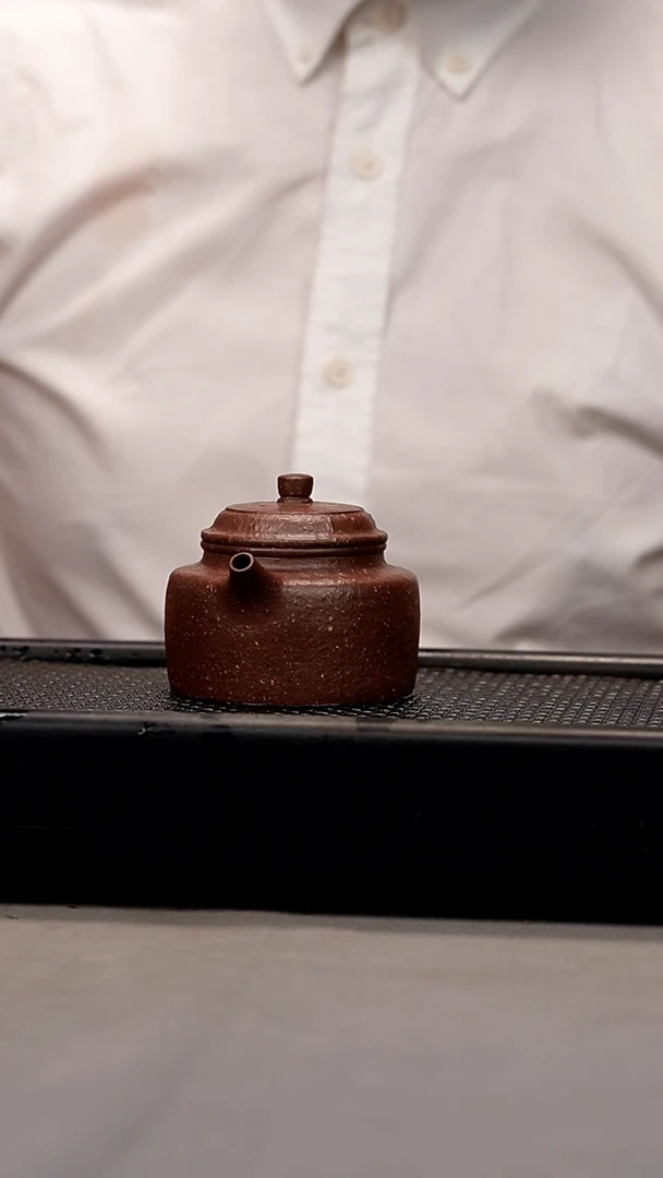 【闪购商品】紫砂茶壶沭陶坊紫玉金砂全手粗砂德钟（瑕疵）