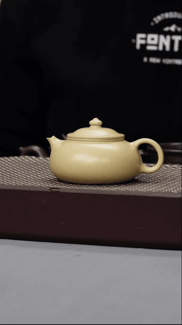 【闪购商品】紫砂茶壶本绿寒江