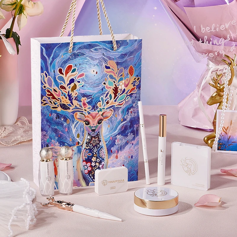 彩妆套装眼影滋润持久上色中国风礼盒装女生女友化妆品全套送闺蜜