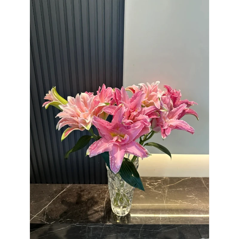 重瓣百合-红蜜糖-任意两单鲜花顺丰冷链
