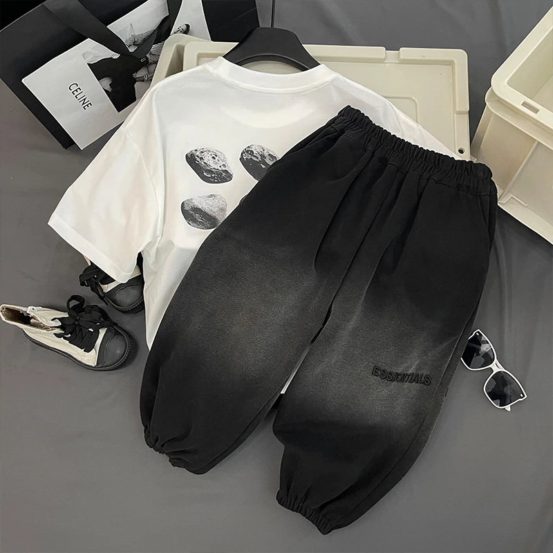 【小向子现货】春装儿童韩版时尚宽松休闲百搭渐变卫裤AD0351-XX1