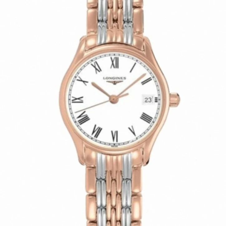 99新 Longines/浪琴 浪琴表/律雅镀金/公价8400/25mm/罗马石英/