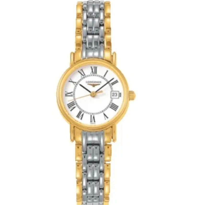 95新 Longines/浪琴 瑰丽白罗马间金/公价7900/23.5mm