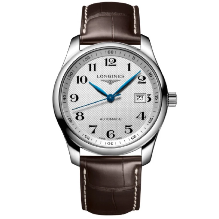 99新 Longines/浪琴 男士/ 名匠/皮带麦粒纹数字/公价18200/40mm