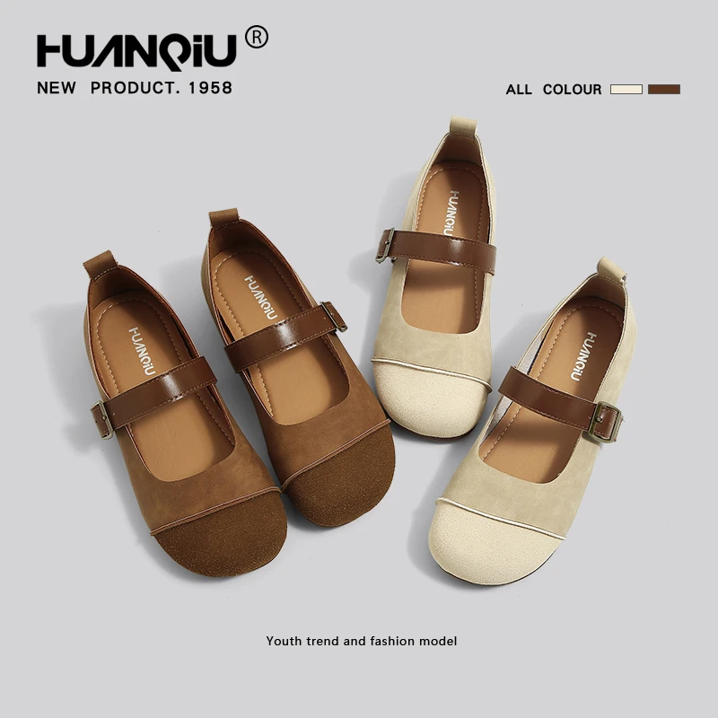 环球百搭凉鞋女款夏季外穿2025新款配裙子豆豆鞋软底勃肯小皮鞋女