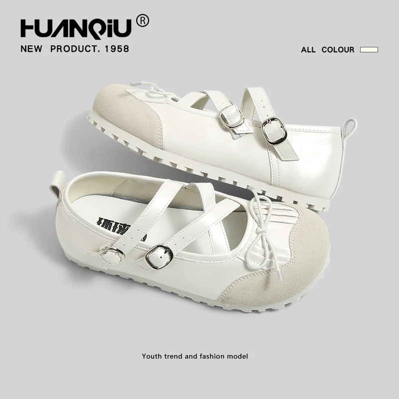 环球芭蕾舞鞋单鞋冬天2025新款百搭黑色不累脚薄款配裙子透气鞋