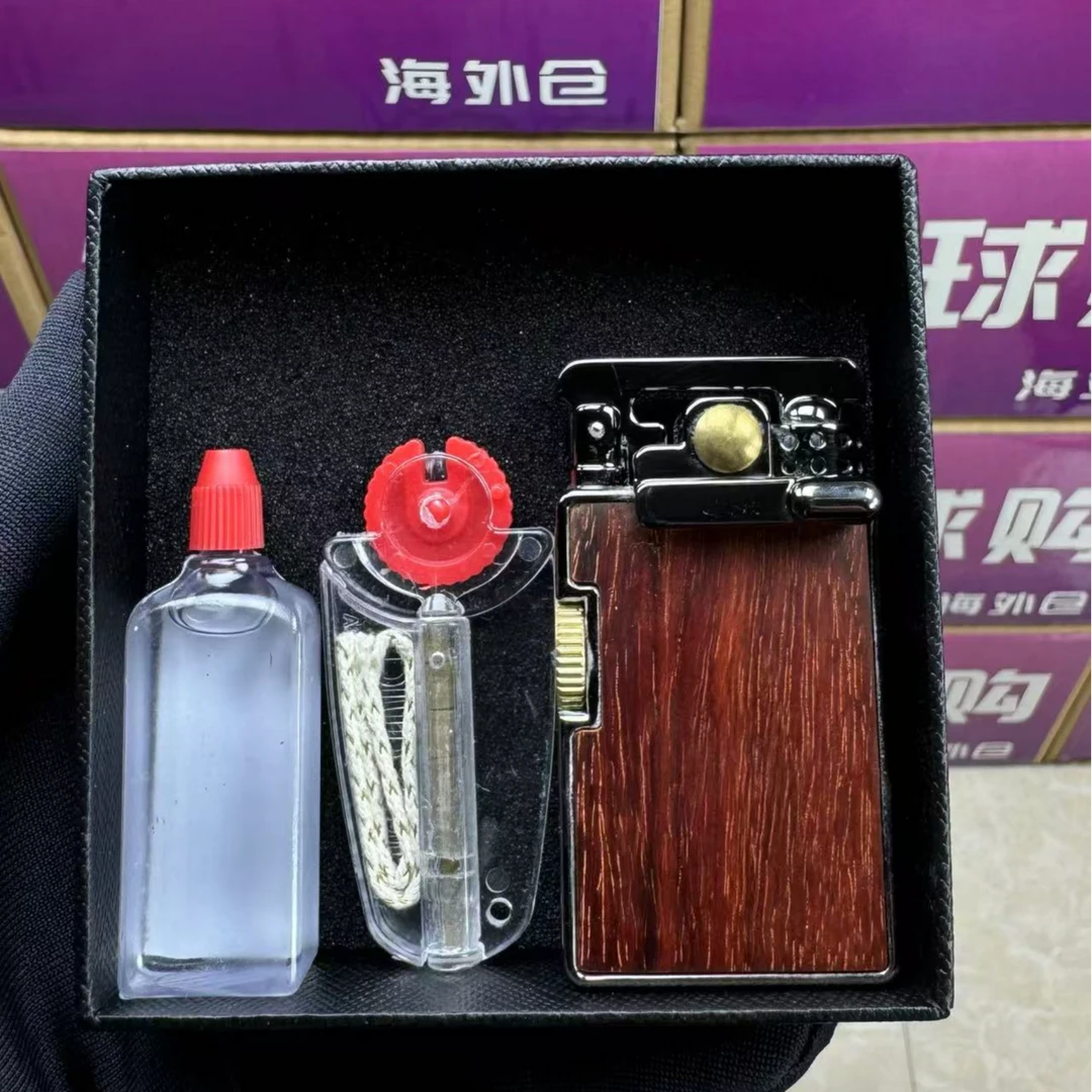 CHIEF/首领原装718小叶紫檀摇臂煤油打火机