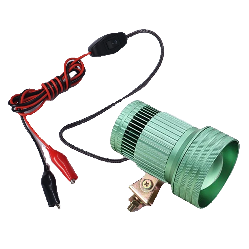 激光炮灯头聚光远射强光头灯超亮大小光斑疝气灯头戴式强光灯