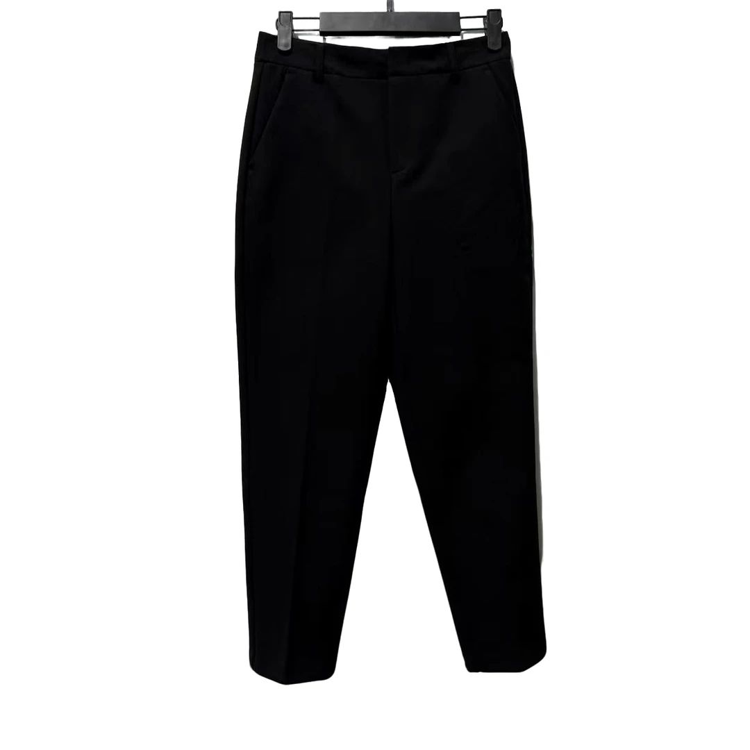 【2498-860裤长93】女装商务羽绒小脚裤高腰休闲简约秋冬季休闲