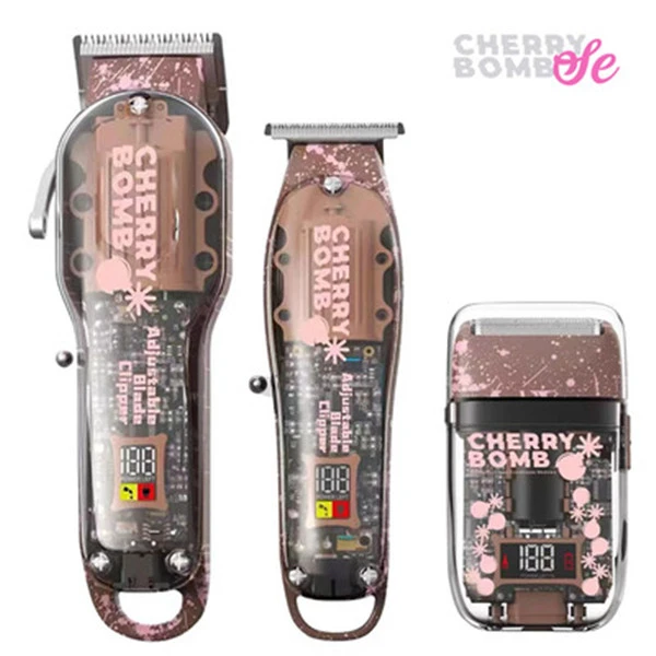 樱桃CherryBomb专业油头电推剪渐变理发器发廊专用增白器剃头推子